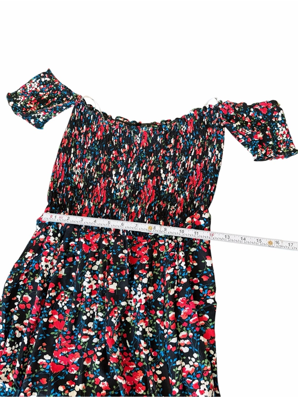 LuLu’s Off-Shoulder Floral Midi Dress - Picture 9 of 12